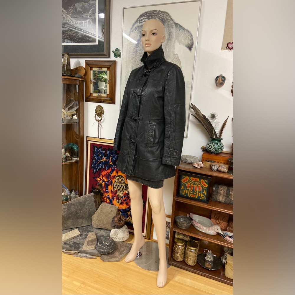 Assassin Style Leather Jacket - Picture 9 of 10